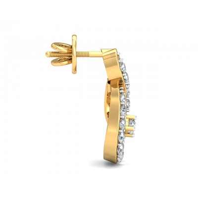 Deiva Round Brilliant Diamond Earrings